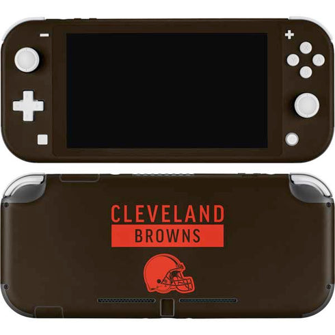 NFL Cleveland Browns Brown Performance Series Nintendo Switch Lite Skin